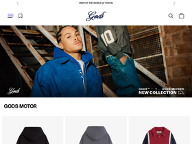 Gods Brand website screenshot