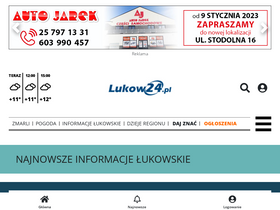 'lukow24.pl' screenshot