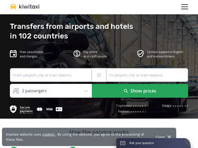 'kiwitaxi.com' screenshot