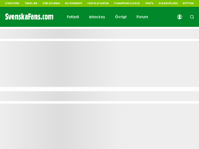 'svenskafans.com' screenshot