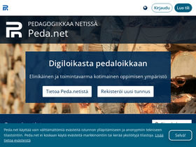 'peda.net' screenshot