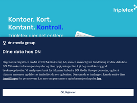 'dn.no' screenshot