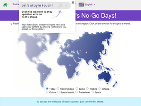 'bank-holidays.com' screenshot