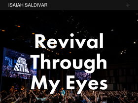 'isaiahsaldivar.com' screenshot
