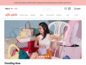 'siftandpick.com' screenshot