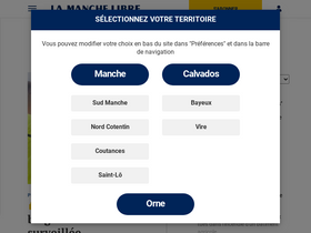 'lamanchelibre.fr' screenshot
