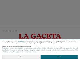 'lagacetadesalamanca.es' screenshot