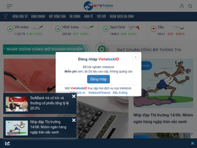 'vietstock.vn' screenshot