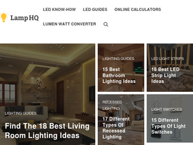 'lamphq.com' screenshot