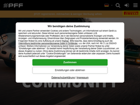'pff.de' screenshot