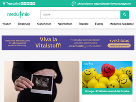 'medumio.de' screenshot