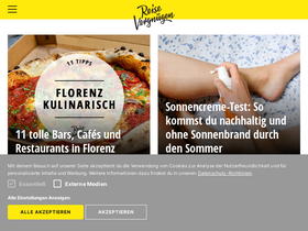 'reisevergnuegen.com' screenshot