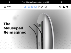 zeromousepad.com homepage screenshot