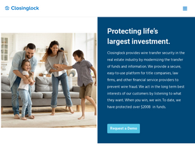 'closinglock.com' screenshot