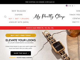 My Pretty Strap website screenshot