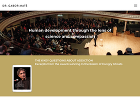 'drgabormate.com' screenshot
