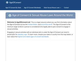 'ageofconsent.net' screenshot