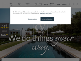 'cvvillas.com' screenshot