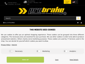 'probrake.de' screenshot