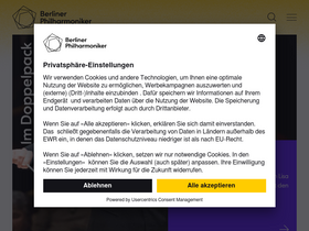 'berliner-philharmoniker.de' screenshot