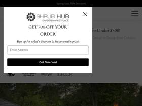 'shrubhub.com' screenshot