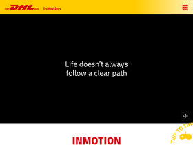 'inmotion.dhl' screenshot
