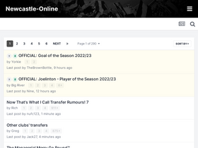 'newcastle-online.org' screenshot