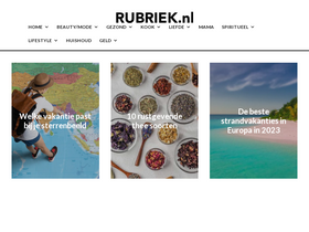 'rubriek.nl' screenshot