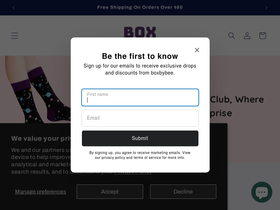 boxbybee.co.nz homepage screenshot