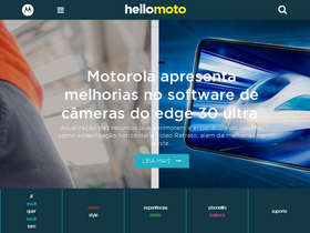 'hellomoto.com.br' screenshot