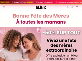 blinxlingerie.com homepage screenshot