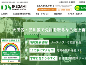 'ikegami-ds.com' screenshot