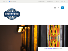 heartofdixieamusements.com homepage screenshot