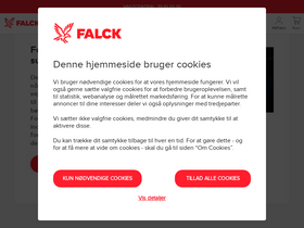 'falck.dk' screenshot