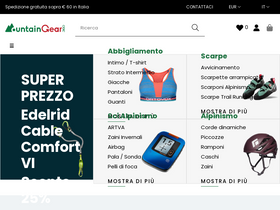 'mountaingear360.com' screenshot