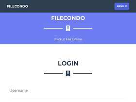 'filecondo.com' screenshot