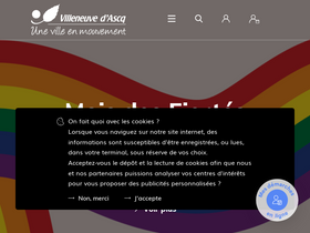 'villeneuvedascq.fr' screenshot