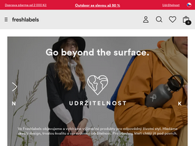 'freshlabels.cz' screenshot