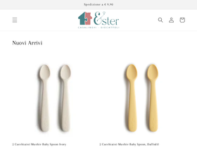 estercasalinghigiocattoli.com homepage screenshot