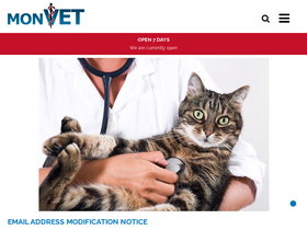 'monvet.com' screenshot