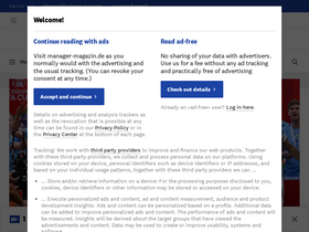 'manager-magazin.de' screenshot