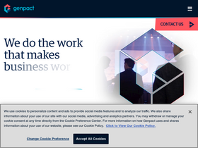 'genpact.com' screenshot