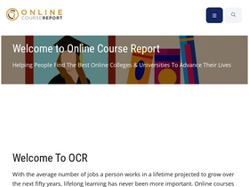'onlinecoursereport.com' screenshot