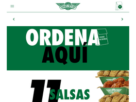 'wingstop.com.mx' screenshot