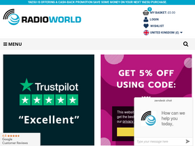 'radioworld.co.uk' screenshot