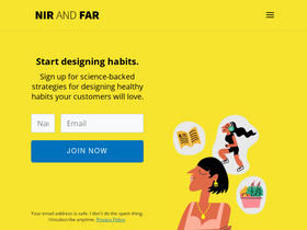 'nirandfar.com' screenshot