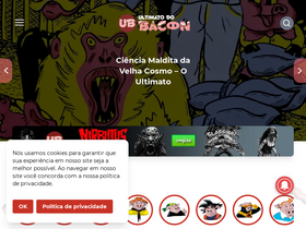 'ultimatodobacon.com' screenshot
