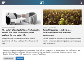 'gadgettendency.com' screenshot
