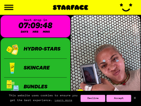 'starface.world' screenshot
