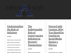 zahnwerkstatt-traub.com